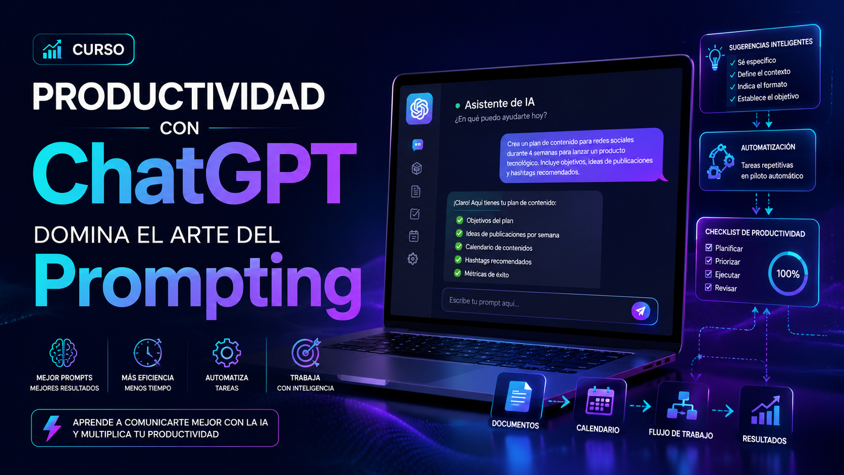 Productividad con ChatGPT: Domina el Arte del Prompting