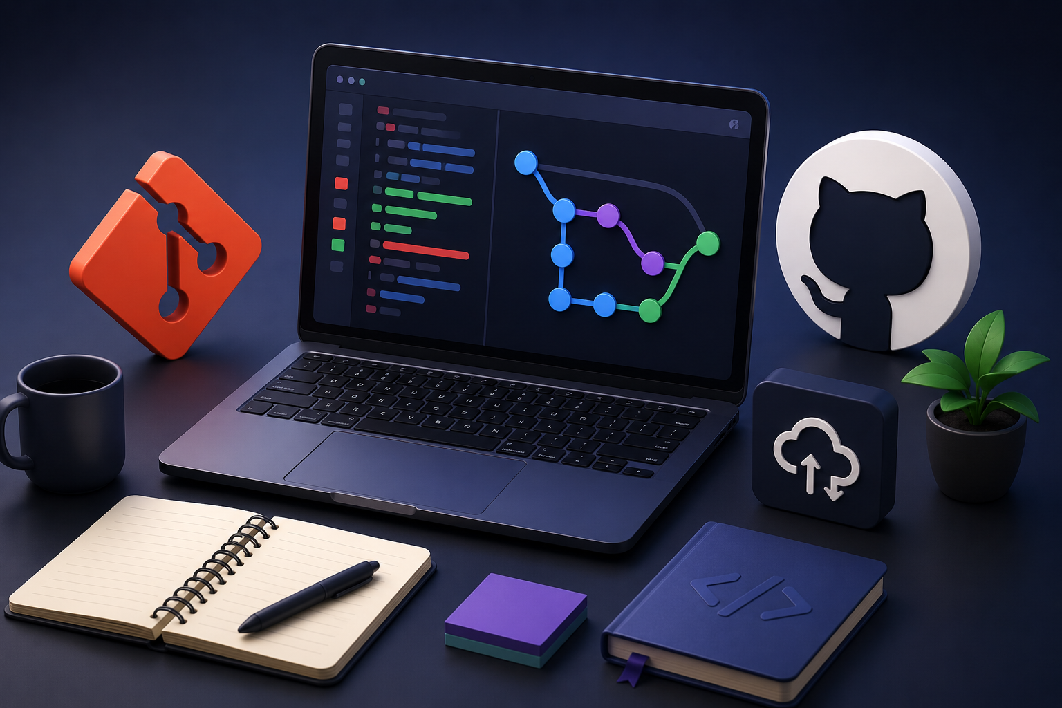 Control de Versiones Express: Git y GitHub desde Cero
