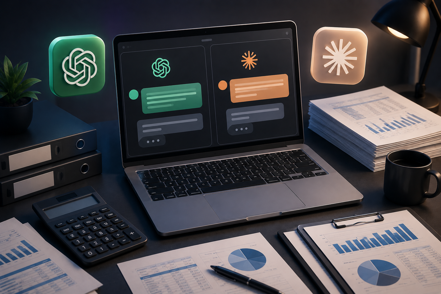 ChatGPT y Claude para informes contables e impositivos